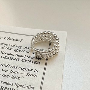 Pierced Earrings Silver Post Spring/Summer Rings