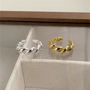 Pierced Earrings Silver Post sliver Rings
