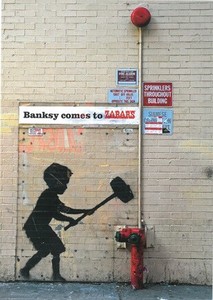 ■輸入ポストカード■ドイツより直輸入　Banksy