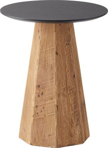 サイドテーブル　/サイドテーブル ナイトテーブル 木製 天然木 丸い 丸型 円形 おしゃれ 古材