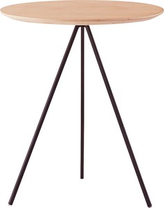 サイドテーブル　/サイドテーブル テーブル ナイトテーブル アイアン 木製 天然木 オーク