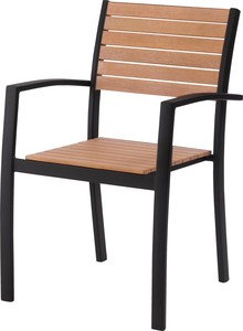 オリー チェア　/チェア イス 椅子 天然木 ガーデン 庭 屋外 テラス アルミ かわいい