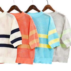 Sweater/Knitwear Color Palette Pullover Made in Japan