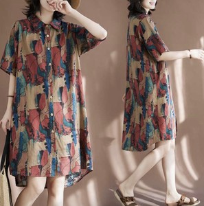 Casual Dress Floral Pattern One-piece Dress Ladies'