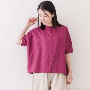 Button Shirt/Blouse Dolman Sleeve crea delice Embroidered 2024 Spring/Summer