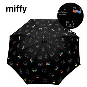 ◆20224新作◆【miffyミッフィー】婦人用雨傘　ポイントカラーミッフィー☆雨傘・長傘☆