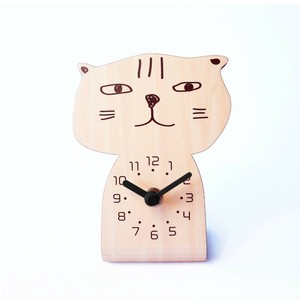 chara cats ミヤビ 置時計 N ナチュラル YK20-103
