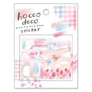 贴纸 粉色 hocco deco sticker