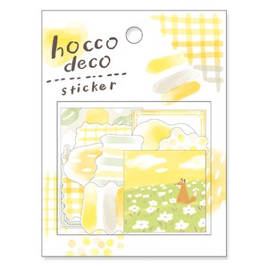 贴纸 hocco deco sticker 黄色