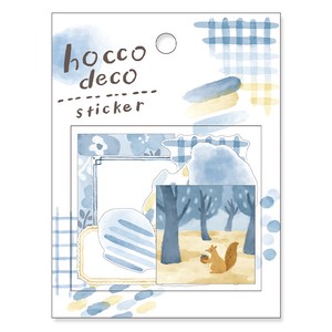 贴纸 蓝色 hocco deco sticker