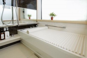 イージーウェーブ風呂フタ　80×160cm用　ホワイト