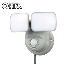 OHM 2灯式 LEDセンサーライト OSE-LS800