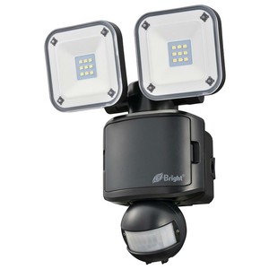 E-Bright LEDセンサーライト 乾電池式 2灯 LS-B285A19-K