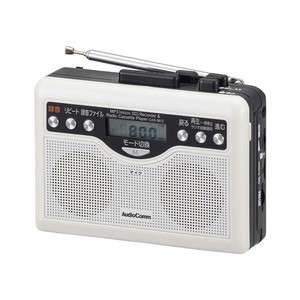 OHM AudioComm デジタル録音ラジオカセット CAS-381Z