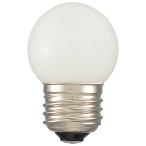 OHM LEDミニボール球装飾用 G40/E26/1.4W/78lm/電球色 LDG1L-H 13