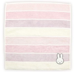 预购 迷你毛巾 Miffy米飞兔/米飞 横条纹 粉彩