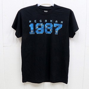【アメリカン キャラクター】Tシャツ MEGAMAN 1987 OPL-TS-MEG-001 ブラック