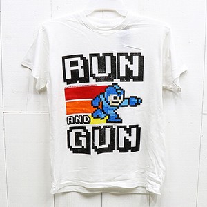 【アメリカン キャラクター】Tシャツ MEGAMAN RUN & GUN OPL-TS-MEG-002 ホワイト