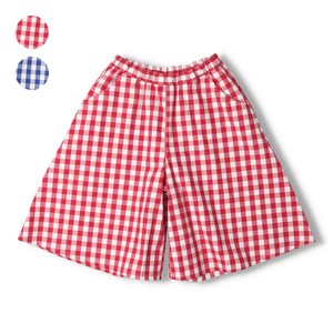 儿童裤裙/短裤 小方格图案 6分裤