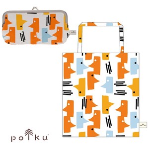 【polku】ポルク イースターアイランド ペンポーチ/ミニトートバッグ