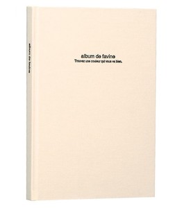ナカバヤシ ドゥファビネ ブック式フリーアルバム 100年台紙 B5サイズ ホワイト アH-B5B-141-W