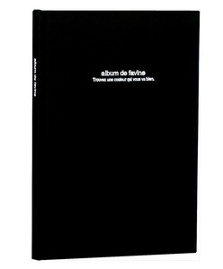 ナカバヤシ ドゥファビネ ブック式フリーアルバム 100年台紙 B5サイズ ブラック アH-B5B-141-D