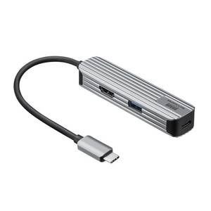 サンワサプライ USB Type-Cマルチ変換アダプタ HDMI付 USB-3TCHP6S