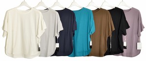 T 恤/上衣 针织衫 蝙蝠袖 2024年 褶边/木耳边 日本制造
