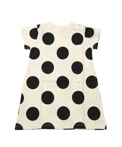 Kids' Short Sleeve T-shirt Little Girls One-piece Dress Polka Dot