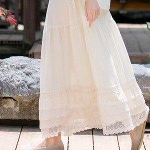 Skirt Ruffle Embroidered Thin 2024 Spring/Summer
