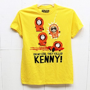 【アメリカン キャラクター】Tシャツ SOUTH PARK KENNY！ OPL-TS-SOU-005 イエロー