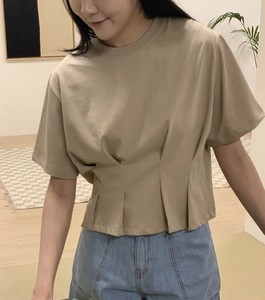 【2024春夏新作】ピンタックデザインTシャツ