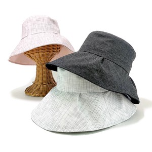 【2024春夏新作】日本製ブリムタックミドルキャペリン　レディース帽子