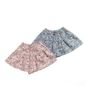 Kids' Skirt Floral Pattern 90 ~ 140cm Made in Japan