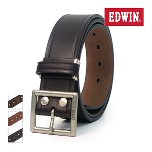 エドウイン EDWIN ベルト 0111130 レザー 牛革 日本製 ギャリソン メンズ レディース カジュアル ビジネス