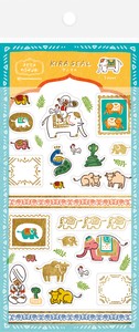 Furukawa Shiko Decoration Animal Foil-Stamped Sticker Sheets