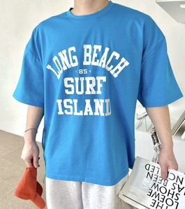 【2024春夏新作】LONG BEACHロゴ半袖Tシャツ<ユニセックスアイテム>