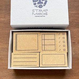 【手帳スタンプ】手帳スタンプBOX 03（kit-005）スタンプマルシェ 日本製 はんこ