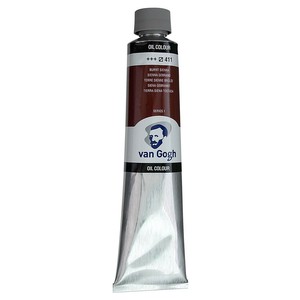 ターレンス　ヴァンゴッホ油絵具　200ml　　T0208-411　バーントシェンナ　420427