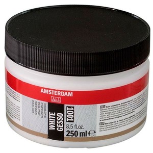 AMSTERDAM アムステルダム アクリリックメディウム 下地剤 ホワイトジェッソ 1001 250ml T2417-3001 403654