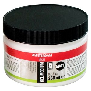 AMSTERDAM アムステルダム アクリリックメディウム ジェルメディウム マット 080 250ml T2417-3080 403786