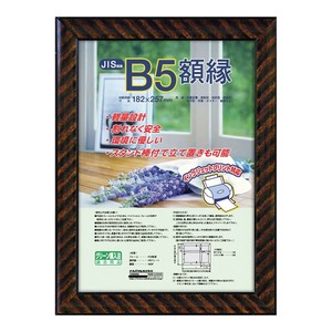 ナカバヤシ　樹脂製賞状額　金ラック　B5　フ-KWP-11/V