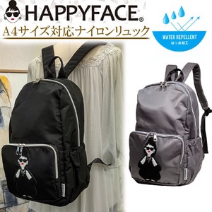 【SDギャザリング】ハッピーフェイス　レディエマ　A4サイズ対応・前ポケットワッペンリュック バッグ