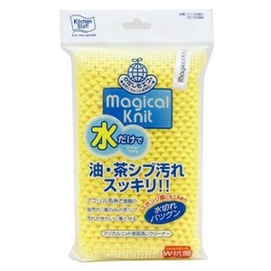 マジカルニット食器洗いクリ−ナ−  イエロー