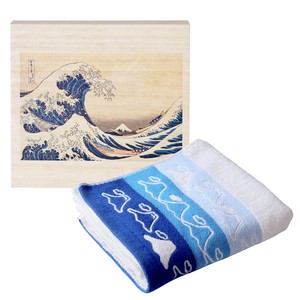 Imabari Towel Hand Towel Gift Lucky Charm Face Mt.Fuji fuji