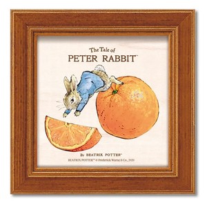ピーターラビット ミニアート「ピーターとオレンジ」 PF-00581
