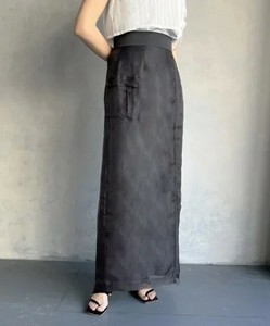 Pre-order Skirt Sheer-layered M 2024 Spring/Summer
