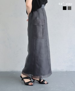 Skirt Sheer-layered 2024 Spring/Summer