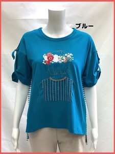 T-shirt Tops Embroidered Ladies' 2024 NEW