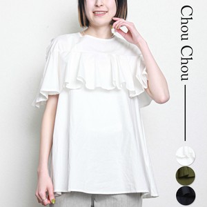 再入荷 お袖ポワンレース切替Tシャツ　2024人気  2024SS  chouchou東京